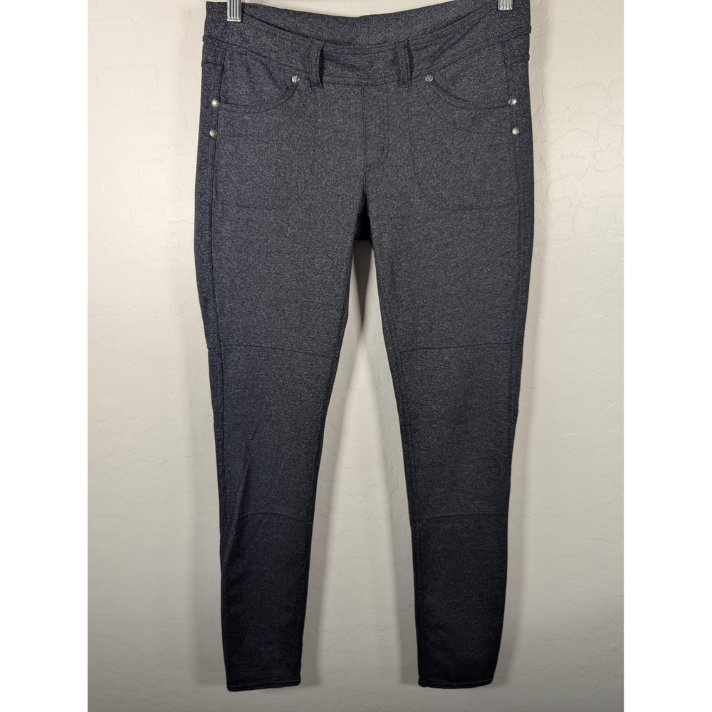 Athleta Pants Womens Medium Tall Gray Ankle Pull On Stretch Knit Jeggings